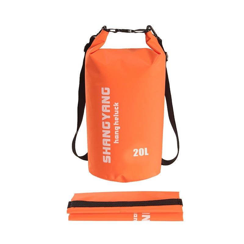 Outdoor PVC Dry Sack Bag Waterproof 10L 20L 30L Motorcycle Bag Shoulder Bag for Diving Swimming Hiking Driving Travel Kits