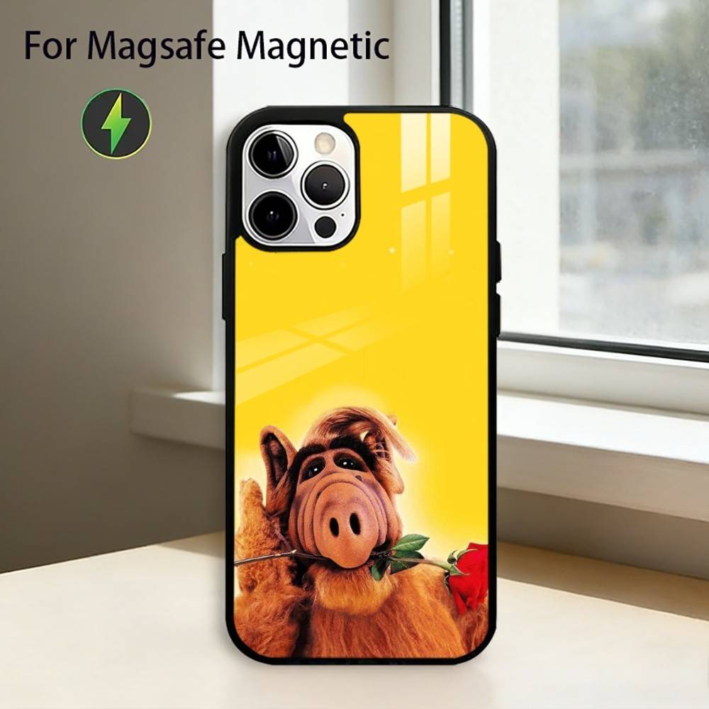 TV Series A-Alf Phone Case For iPhone17,16,15,14,13,12,11 Plus,Pro Magnetic with Magsafe Wireless Charging