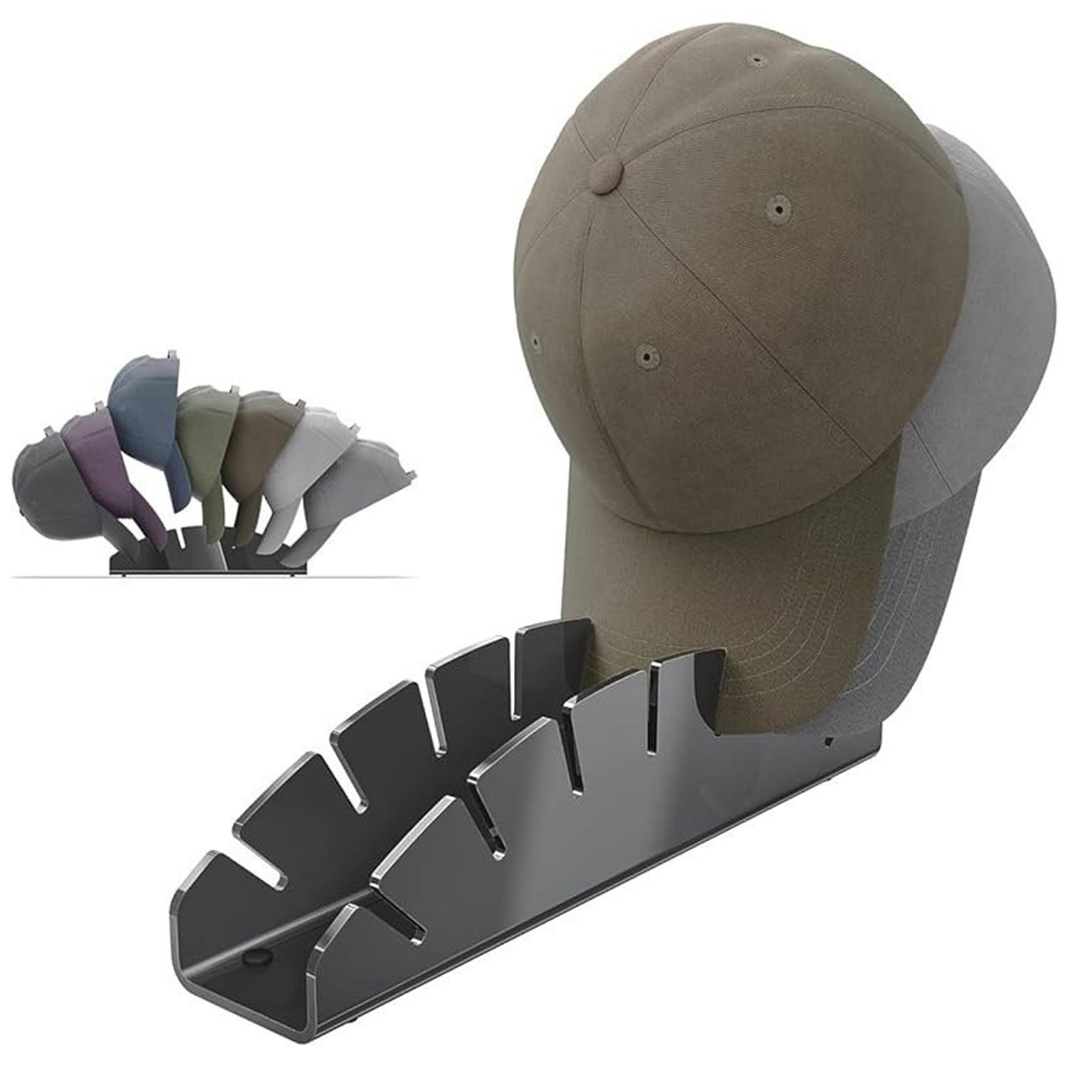 Удобная вешалка для шляп дома, стойка для хранения шляп с козырьком, магазин одежды, изогнутая стойка для демонстрации бейсболок.