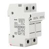 DC Fuse Holder Quick Breaking 2P 32A 10x38 Photovoltaic Fuse Holder with 30A PV Fuses 1000VDC