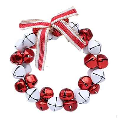 4 Zoll Weihnachtsglocken Girlande Dekorative Geschenkaccessoire Künstlicher Kranz Wandbehang Ornament für