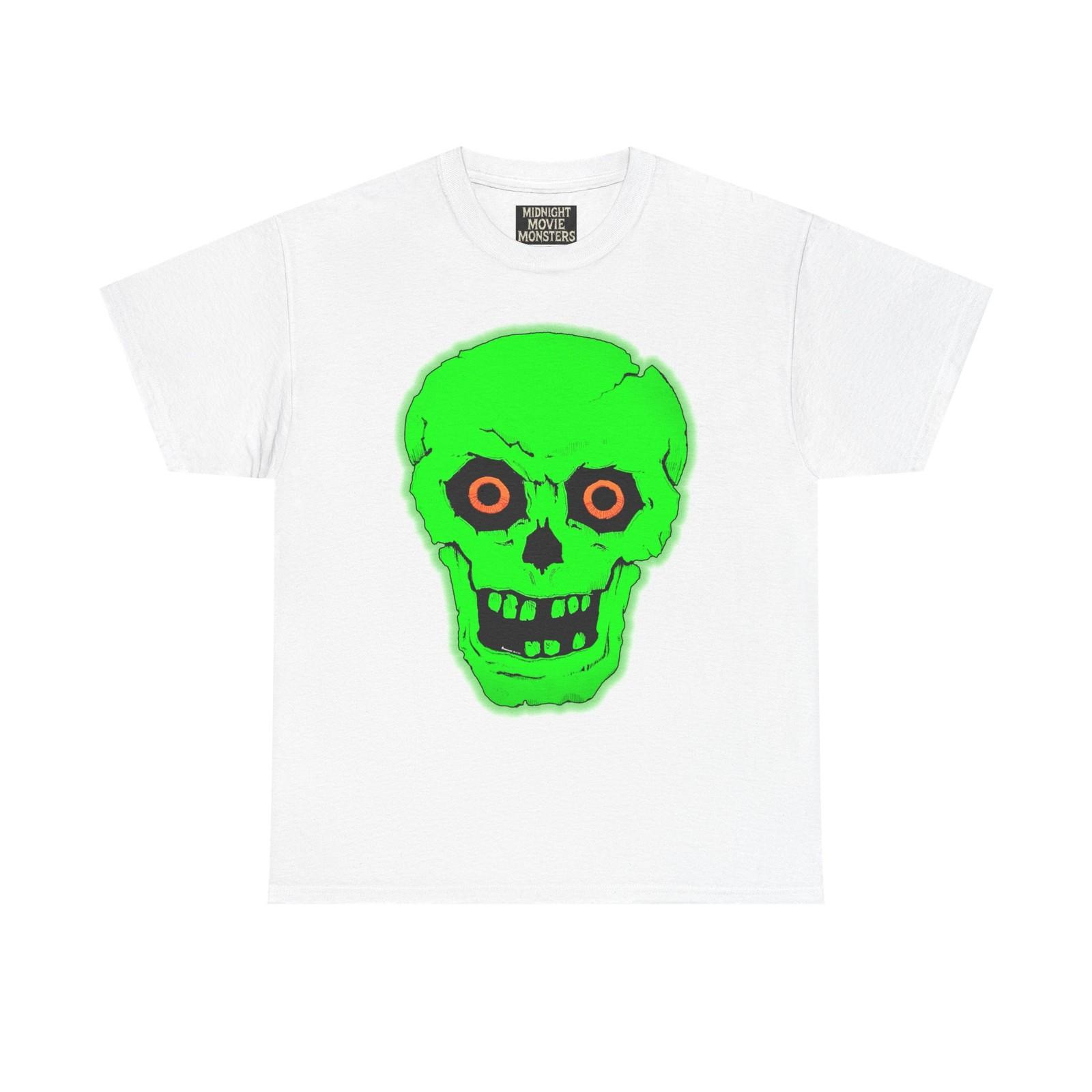 

Vintage Halloween Glow Skull Die-cut T-Shirt Shirt, Skeleton Shirt, Unisex [...] 5XL різнокольоровий