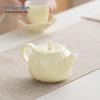 Nanshan Xiansheng Moonlight White Ceramic Gongfu Teapot Set