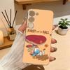 C-Cute and fun S-Smurfs Phone Case For Samsung Galaxy A71,A70,A52,A51,A40,A30 Transparent Cover