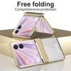 For Honor Magic V Flip 2 Case Electroplating PC Folding Phone Cover