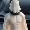 Cool E-sports Room Decor 3D Printed Masked Hottie Ornament, Mysterious Character Figurine, Stable Creative Office Desk Gadgets Base Desktop