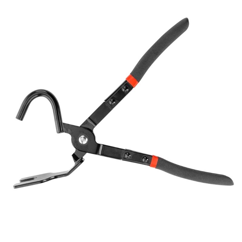 Szczypce do wieszaków rury wydechowej samochodu Szczypce do demontażu wsporników ze stali wysokowęglowej Antypoślizgowe oddzielne gumowe wsporniki Narzędzie do usuwania wieszaków