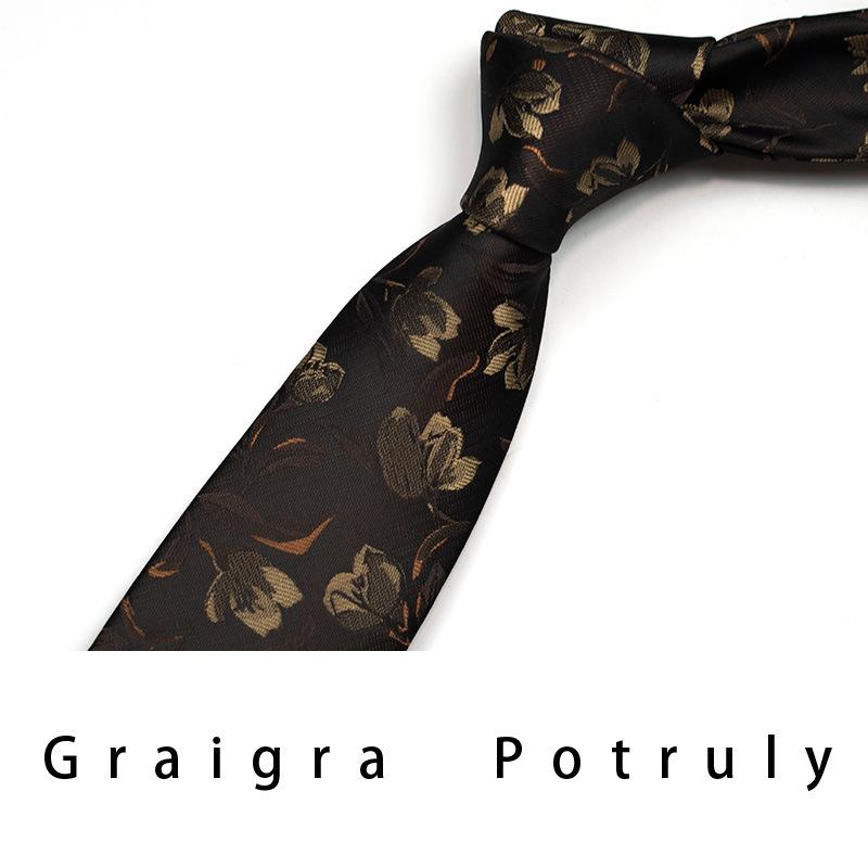 Men'S Formal Business Tie 8Cm Trend Ethnic Style Guochao Chinese Style Bow Tie Pocket Towel Set Retro Coffee