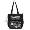 Mori large-capacity backpack female ins college style soft sister girl versatile transparent pain bag student class schoolbag