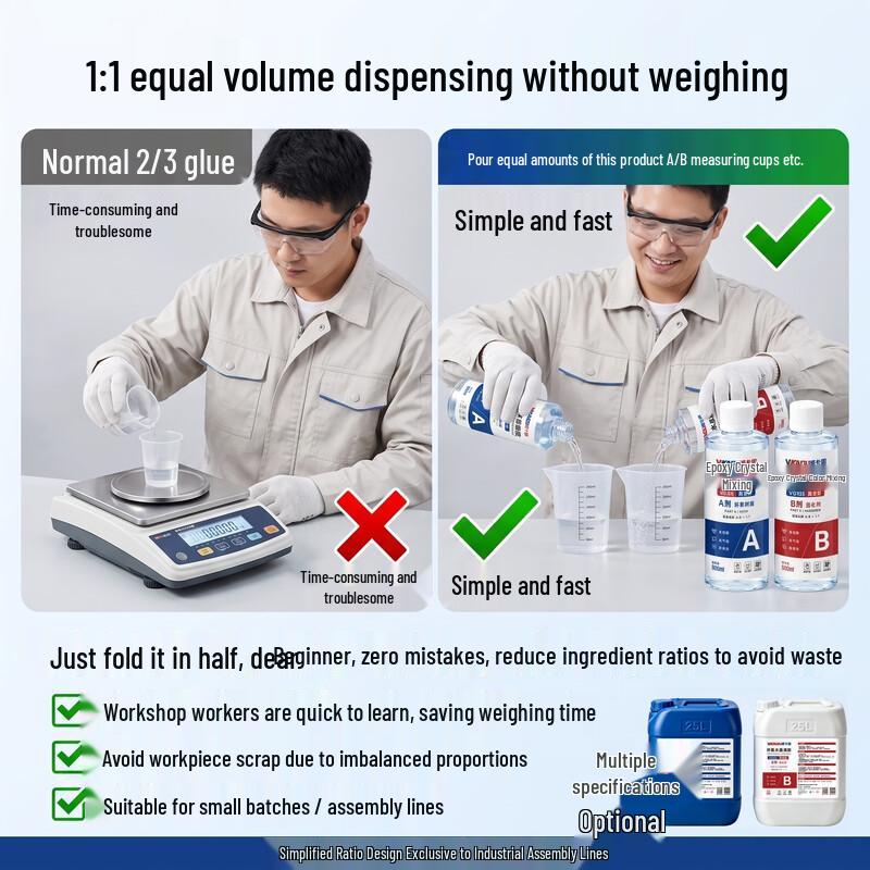 Wecagu 1:1 High Transparency Epoxy Resin for DIY Crafts