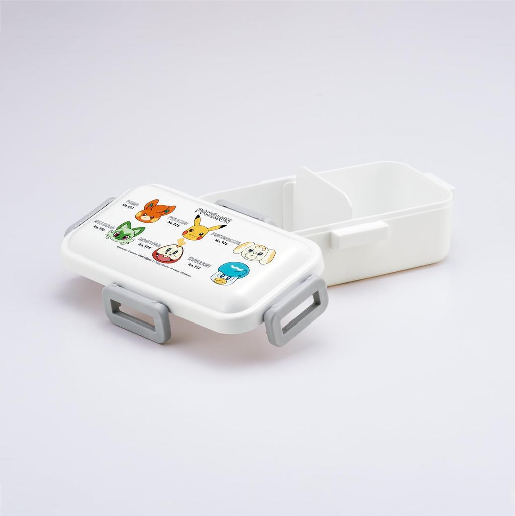 Skater Bento Fluffy Single Dishwasher and Microwave Made in Pokemon Face Box, Serving, Tier, 530ml, Safe, Japan, 25, PFLB6-A