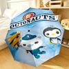 Octonauts Adventure Beyond Automatic Folding Umbrella - 8-Rib Travel Umbrella with Auto Portable Case, Ideal Gift for Birthdays