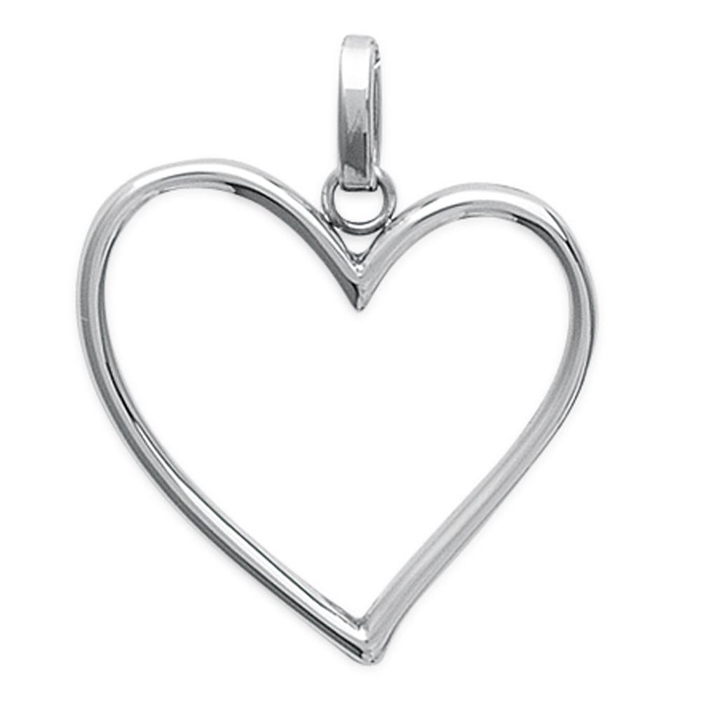 Les Trésors De Lily [L7858] - Pendentif acier 'Love' argenté - 27x27 mm