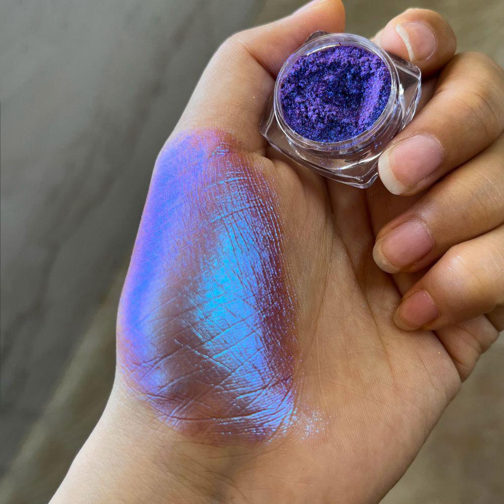Multichrome Chameleon Eye Shadow Powder Nail Glitters Aurora Neon Rainbow Pigment Chrome Powder Iridescent Eyeshadow Nail Decors