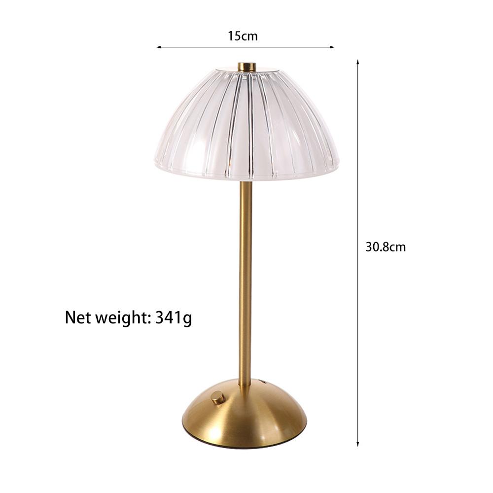 3 Colors Touch Control Lamp Dimmable Nightstand Light Vintage Table Lamp Living Room