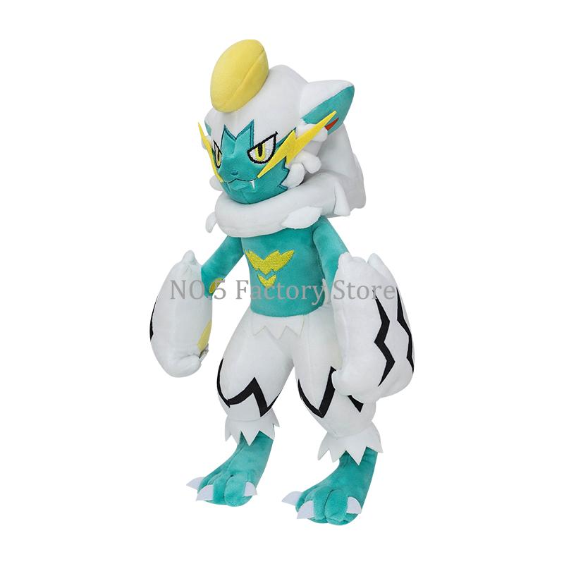 Pokemon Yellow White Zeraora Shiny Cartoon Plush Toy Anime Stuffed Animals Peluche Doll Toy For Halloween Christmas Gift