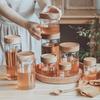 High-Temperature Resistant Multi-Size Honey Glass Jar - Food-Grade & Threaded for Sealing and Storage