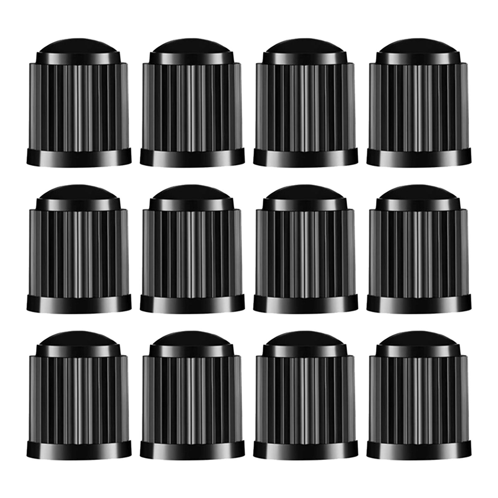 

12pcs Tire Valve Stem Caps Leakproof Sealing Bike Tires Air Mouth Caps for Driving Car Accessories