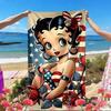 Sexy Doll Print Beach Towel, Versatile Lightweight Absorbent Beach Towel for Pool Surf Yoga Bathroom, Perfect Birthday Holiday Gift