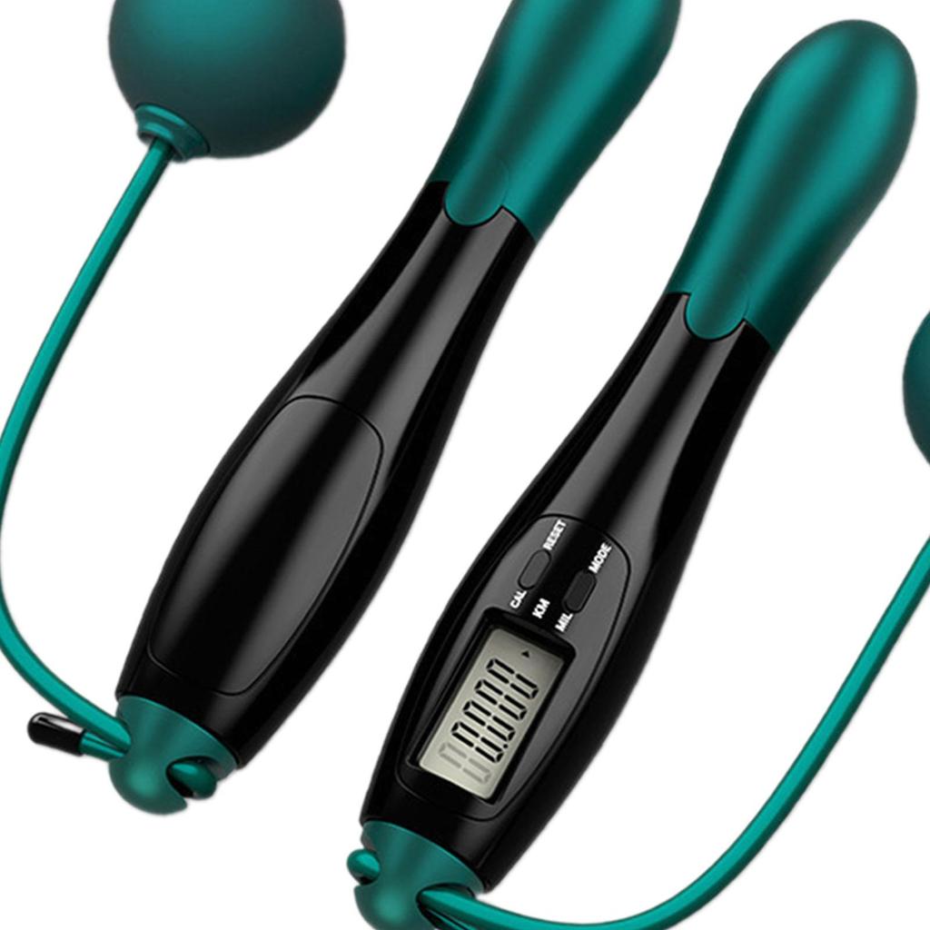Cordless Jump Rope Speed Creative with Digital Counter Skip Rope Ropeless Skipping Rope for Indoor Outdoor Boxing Gym Women