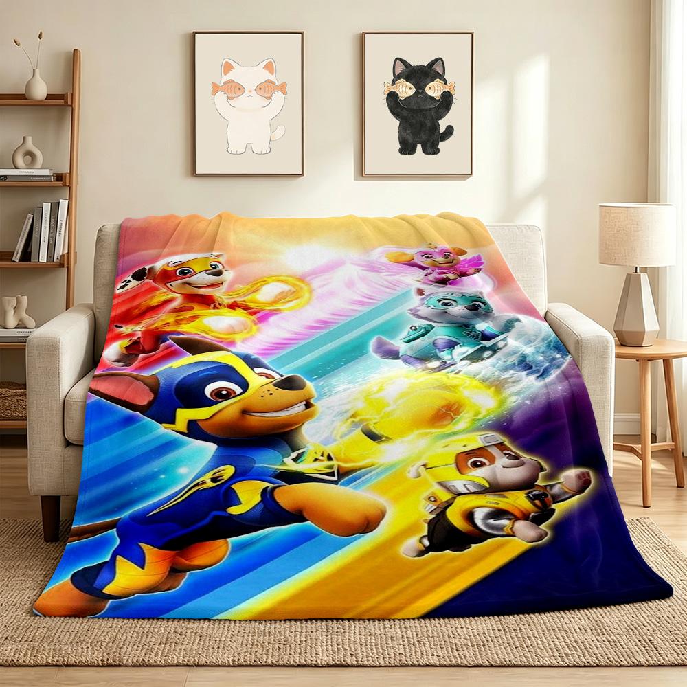 Paw Patrol Flannel Blanket Throw Blanket Soft Warm Sofa Bed Camping home Decor Unique Christmas Gift C926837