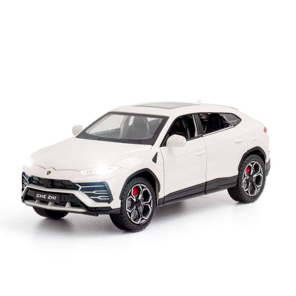 1/24 Lambos URUS Bison SUV Coupe Alloy Car Model Sound and Light Simulation Car Decoration Collection Toy Gift