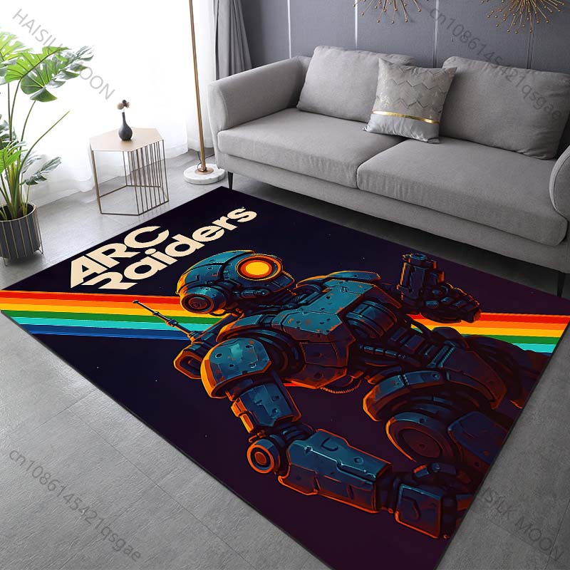 Classic Games A-RC R-Raiders Print Rug Carpet for Living Room Children's Bedroom Mat Sofa Doormat Rug Home Decor Anti Slip Mat