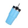 Stainless Steel Vacuum Insulated Tumbler with Straw Polished Glossy Keeps Hot Cold Car Vacuum Insulated Cup
