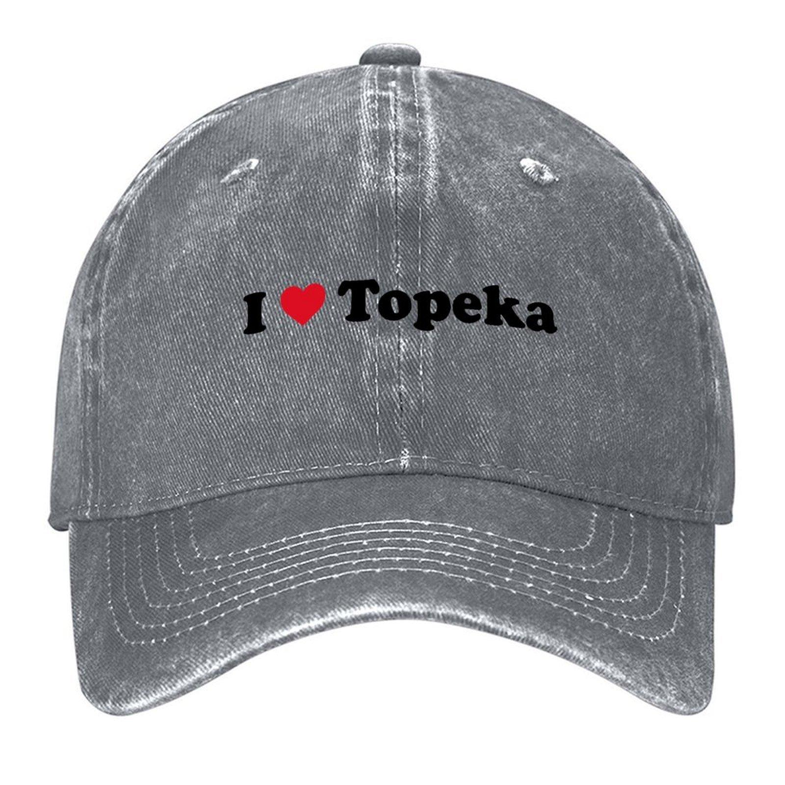 2026 I Love Topeka Baseball Cap Trucker Hat Luxury Man Cap Summer Hat Fashionable Men Women s