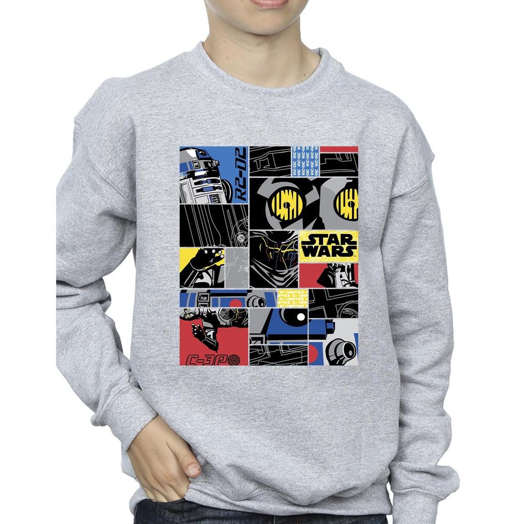 Star Wars Boys Droid Montage Sweatshirt