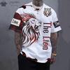 Men's Clothing Lion Print T Shirt Casual Fashion Short Sleeve Tee Harajuku Street O-Neck Oversized T-Shirt For Men's Shirts Tops