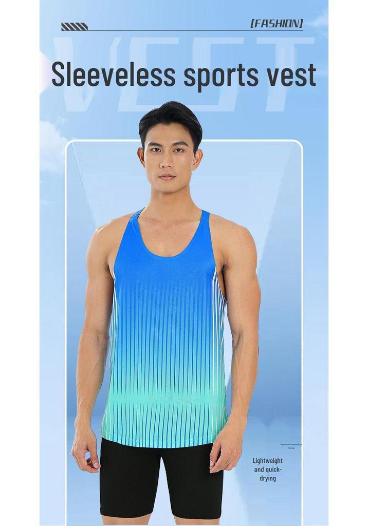 Lightweight Sleeveless Sports Vest for Running, Basketball, and Marathon Training