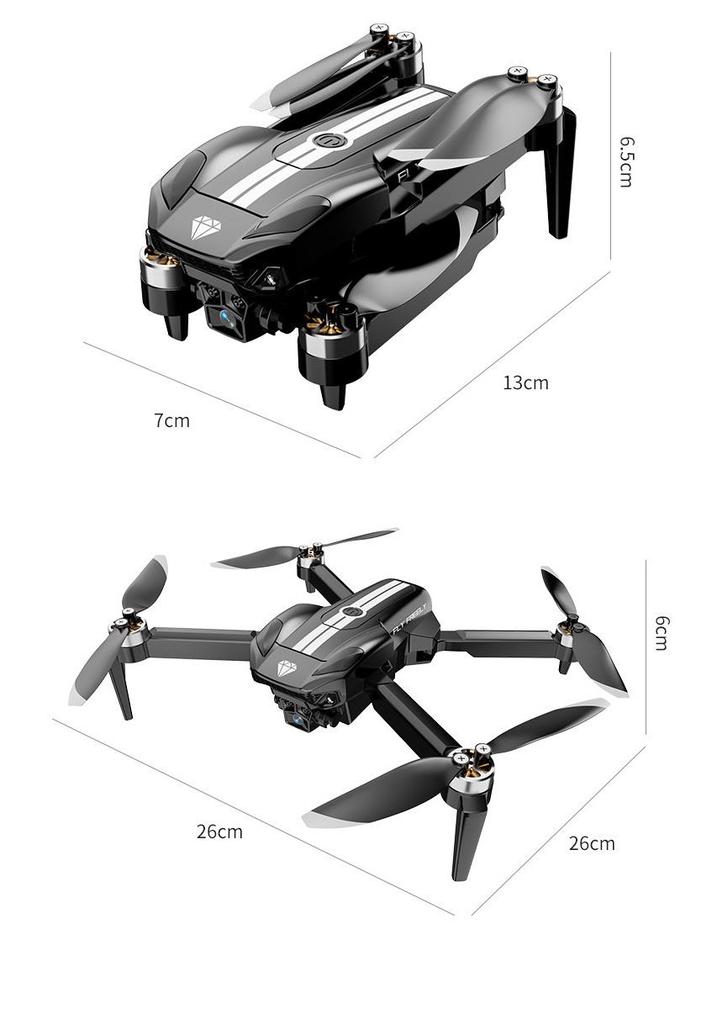 4K HD Dual Camera Quadcopter with Brushless Obstacle Avoidance and Light Flow Positioning