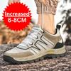 Fashion New Men Spring Autumn Invisible Internal Height Increase 8cm Casual Shoes Breathable Youth Unique Sports Mesh Shoes Rubber Sole