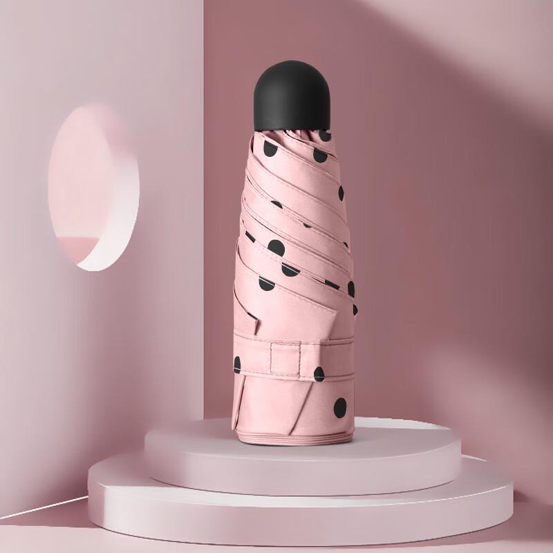 

Nanqiao Mini Polka Dot Five-Fold Umbrella