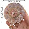 Flower Pattern Makeup Mirror With Stand Compact Flower Pattern Mirror  Travel