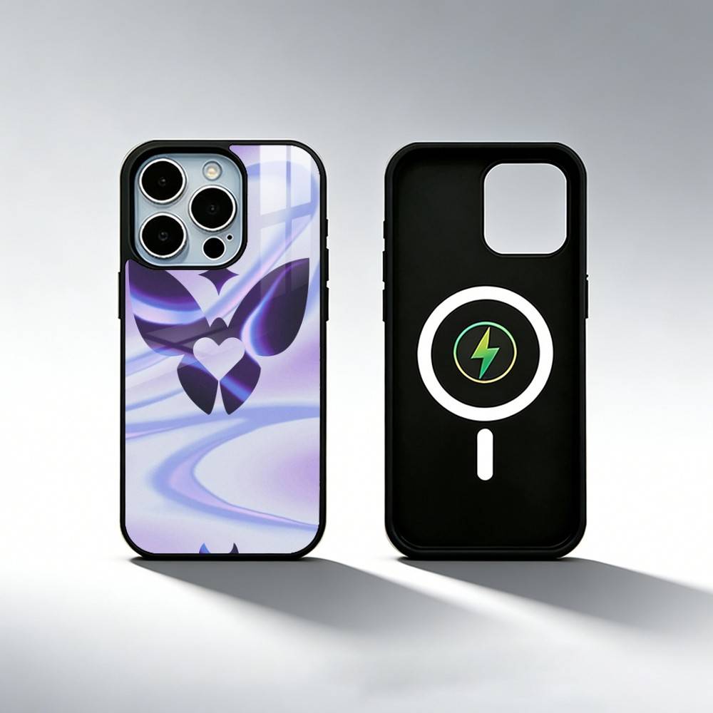 Funda de Teléfono Popular V-Valorant C-Clove Para iPhone17,16,15,14,13,12,11 Plus,Pro Max Magnética Para Carga Inalámbrica Magsafe