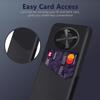 For Huawei Maimang 30 5G Case Cloth Texture PU Leather Hard PC Card Slot Phone Cover