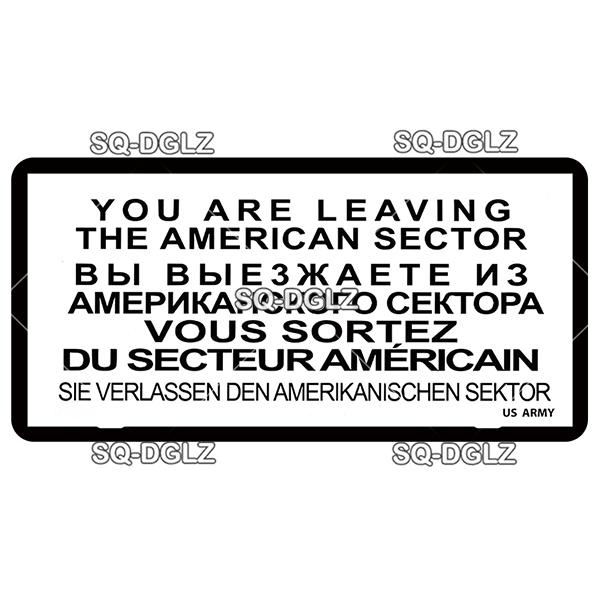 [SQ-DGLZ] Vintage Berlin City 15x30cm Plate War Tin Sign Store Bar Wall Decoration Metal Sign Home Decor Painting Plaques Poster