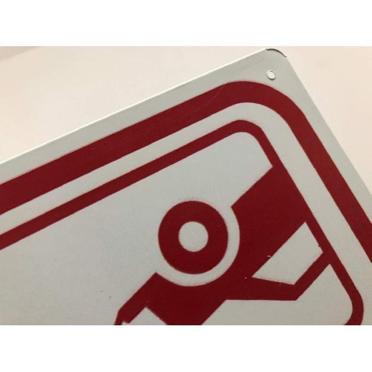 New Aluminum Metal Sign - No Motorized Vehicles Beyond This Point - Activity Sign for Indoor & Outdoor Use - 8"x12"