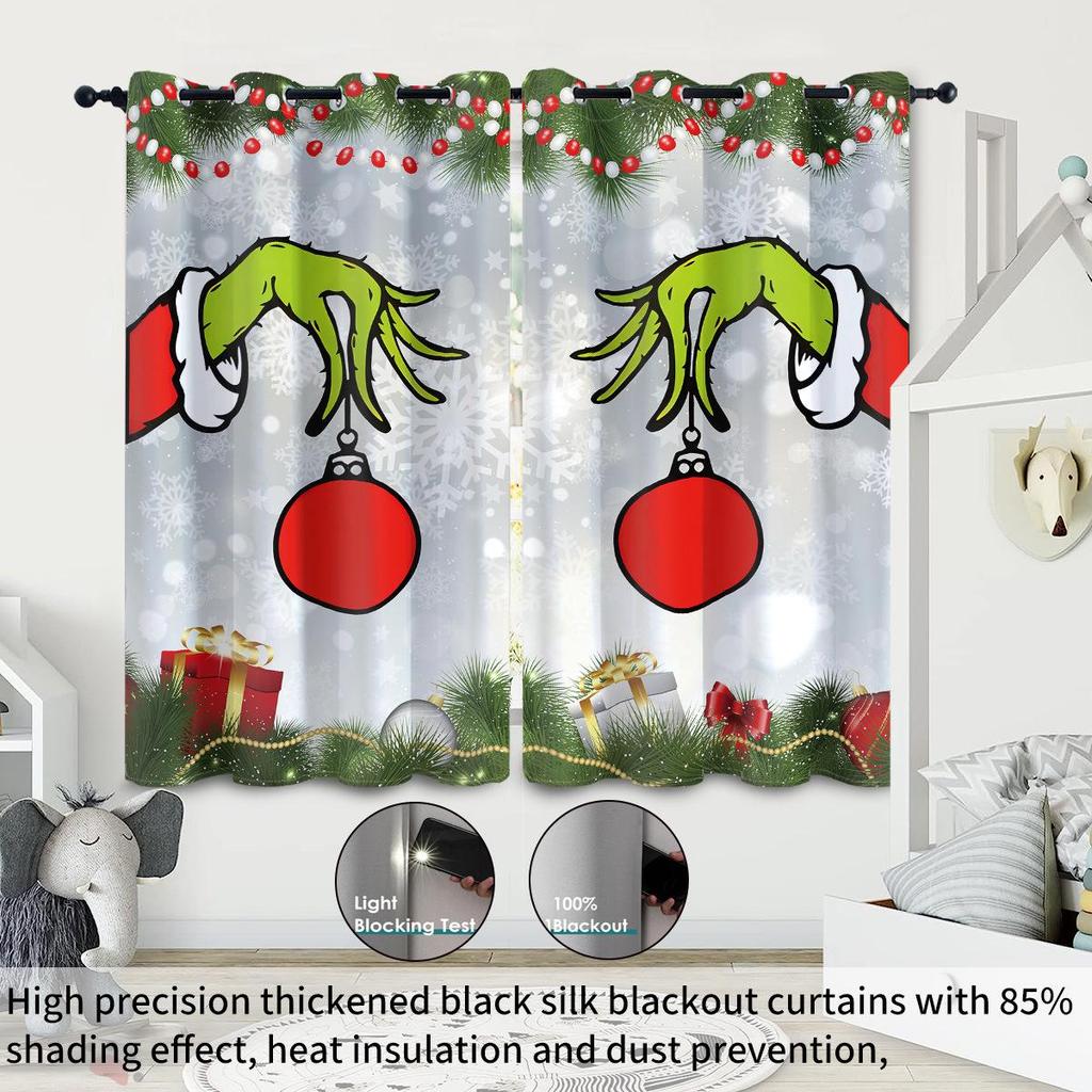 High-Precision Black Silk Blackout Curtains - Polyester, Sun Protection, Customized Design