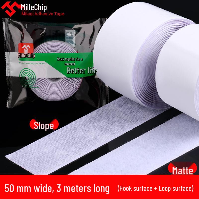 High-Temperature Resistant Eco-Friendly Double-Sided Velcro Hook & Loop Adhesive Sticker for Screens and Curtains