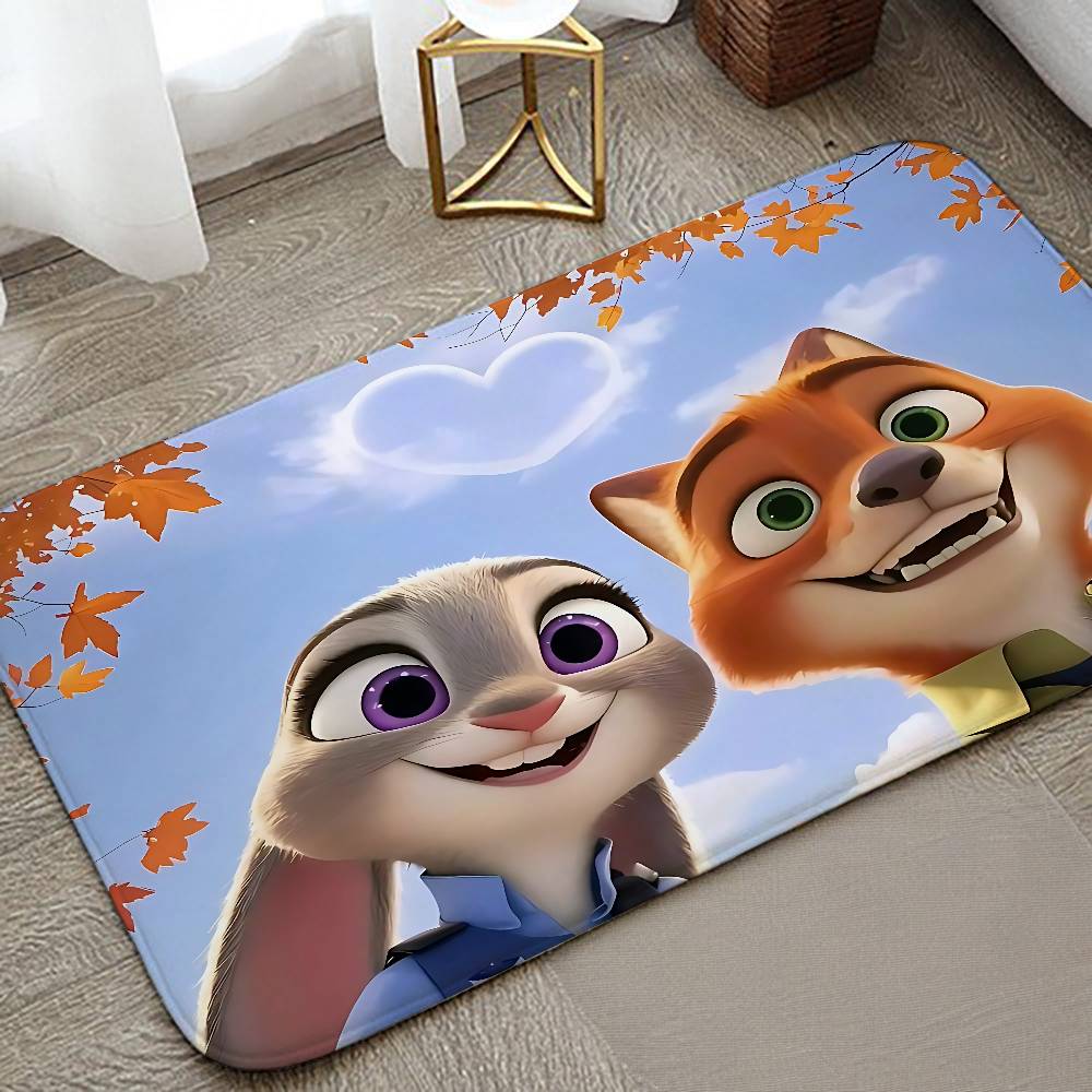 Cartoon C-Zootopia-A Floor Mat Living Room Rug For Bedroom Welcome Mat Outdoor Rug