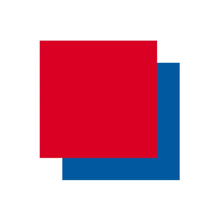 2 vinyles permanents Cricut 91 x 33 cm - bleu, rouge