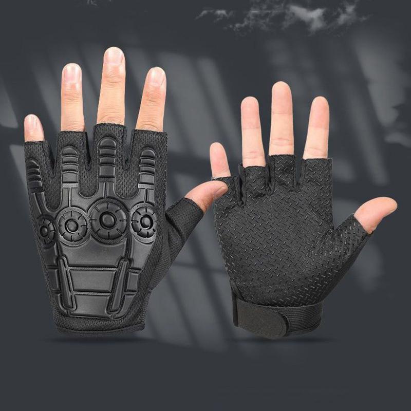 Half-finger Reel Special Forces Outdoor Non-slip Sport Riding Gloves Men Fishing Shooting Hunting Guantes Mitten