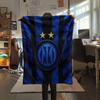 Football Club Internazionale Milano Flannel Blanket, High quality Comfortable for All Seasons, Home Decor, Warmth and Comfort