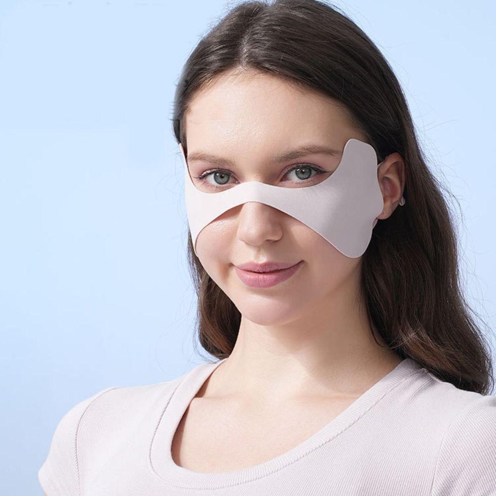 Sunscreen Face Scarf Ice Silk Sunscreen Mask Thin Face Gini Mask Summer Face Cover  Outdoor