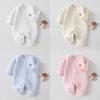 Baby Winter Three Layer Snowsuit With Cotton Padding For Newborns And Infants