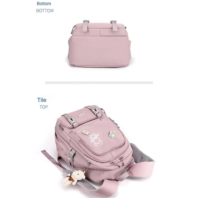 School Backpack Trend Large Schoolbag Kawaii Primary School Bag Kids Girl's Book Bag Waterproof Laptop Travel Back Pack