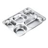 304 Stainless Steel Divided Lunch Tray